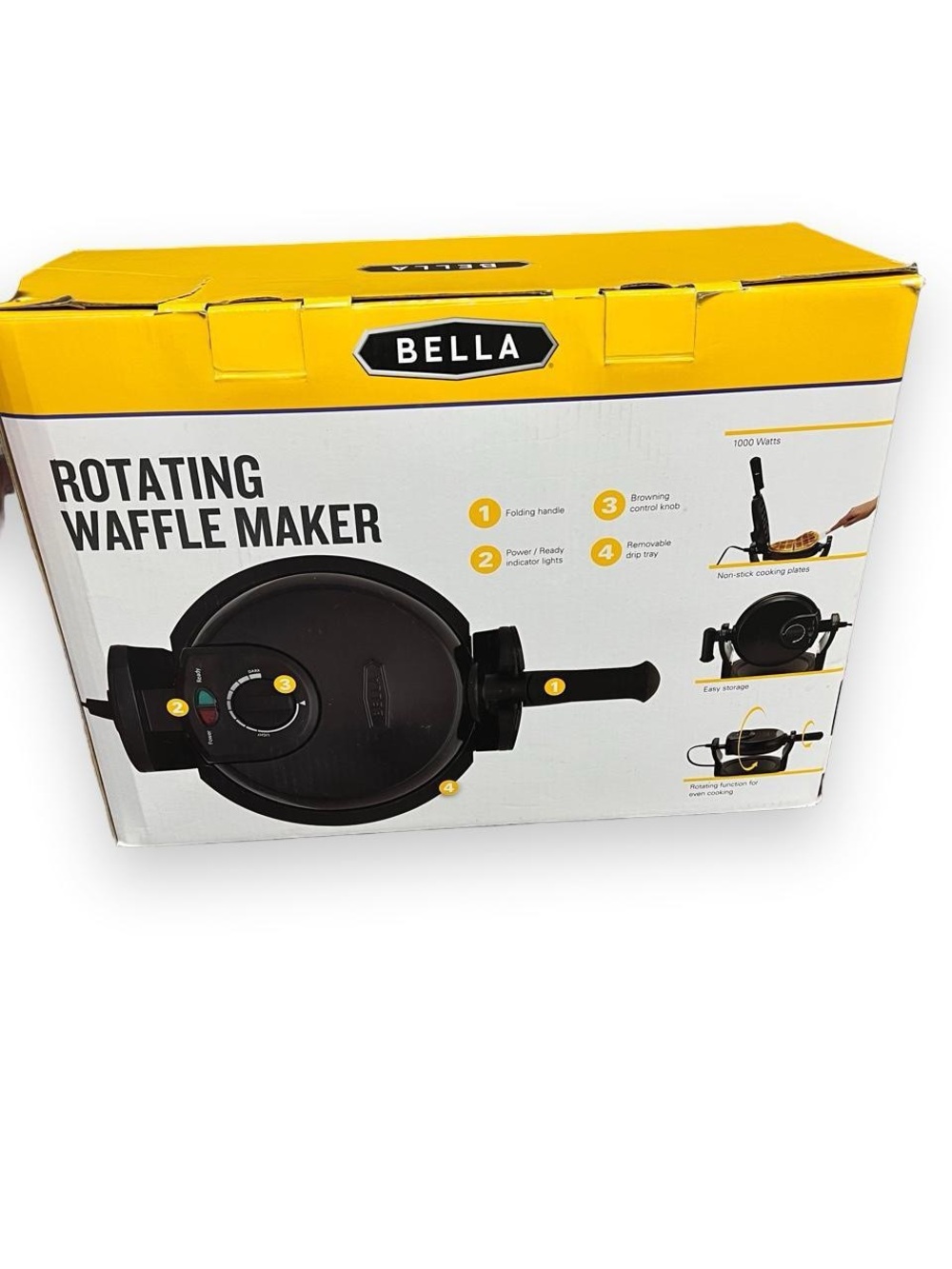 NIB Bella Rotating Waffle Maker